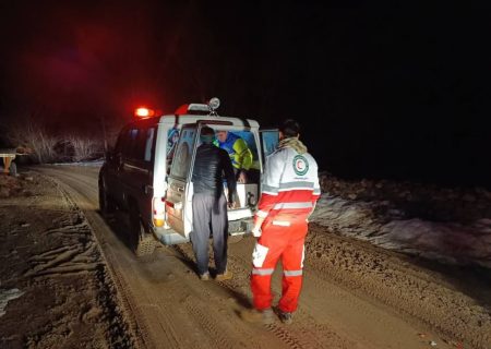 ۹ ساعت تلاش نجاتگران هلال احمر برای نجات جان مادر باردار زنجانی