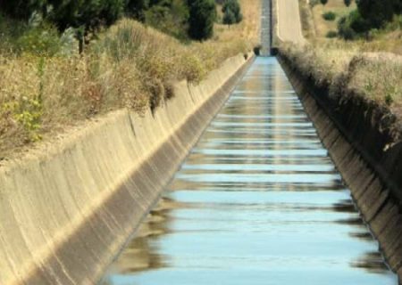 پوشش کانال‌های آبیاری زنجان با بتن پارچه‌ای