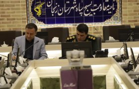 دیدار فرماندهان پیشگام دانش‌آموزی با فرمانده سپاه زنجان در دهه فجر