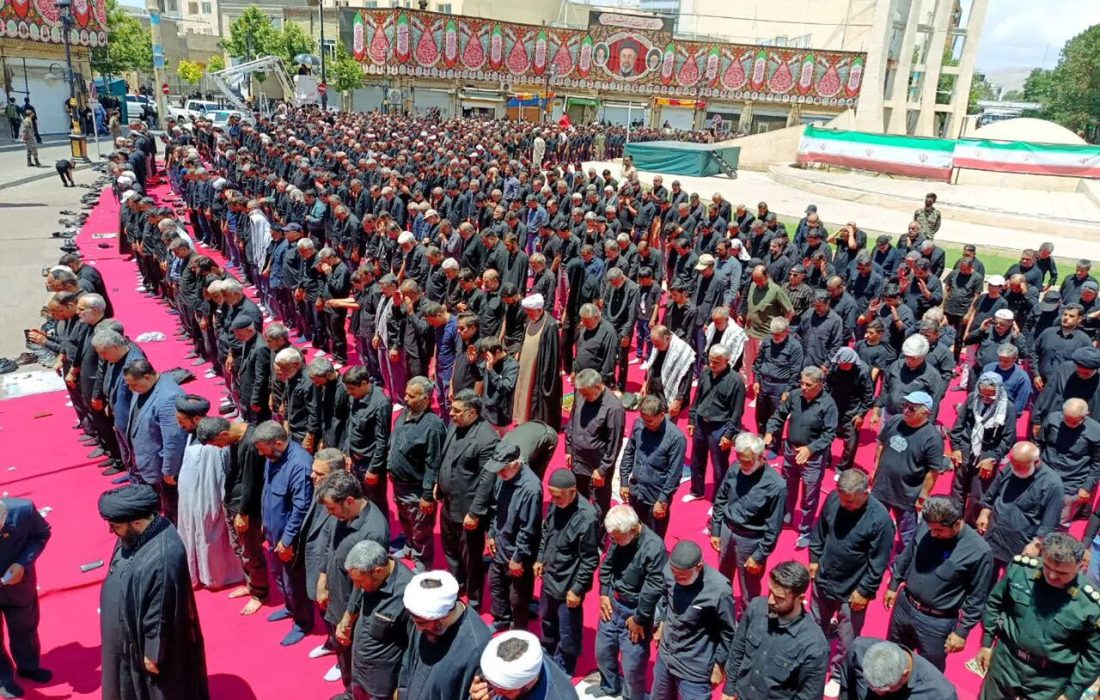 نماز ظهر عاشورا در زنجان اقامه شد