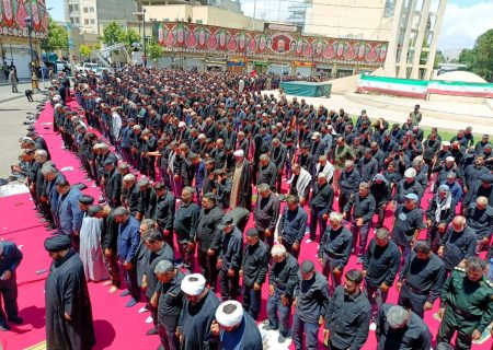 نماز ظهر عاشورا در زنجان اقامه شد